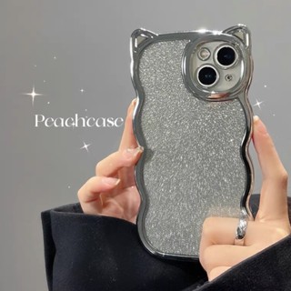 🔥ส่งจากไท🔥 หูแมว ส่องแสง สาว แฟชั่น Fashion แมวน่ารัก ins เคสไอโฟน 13 pro max 11 เคส for iphone 11 12 pro max case