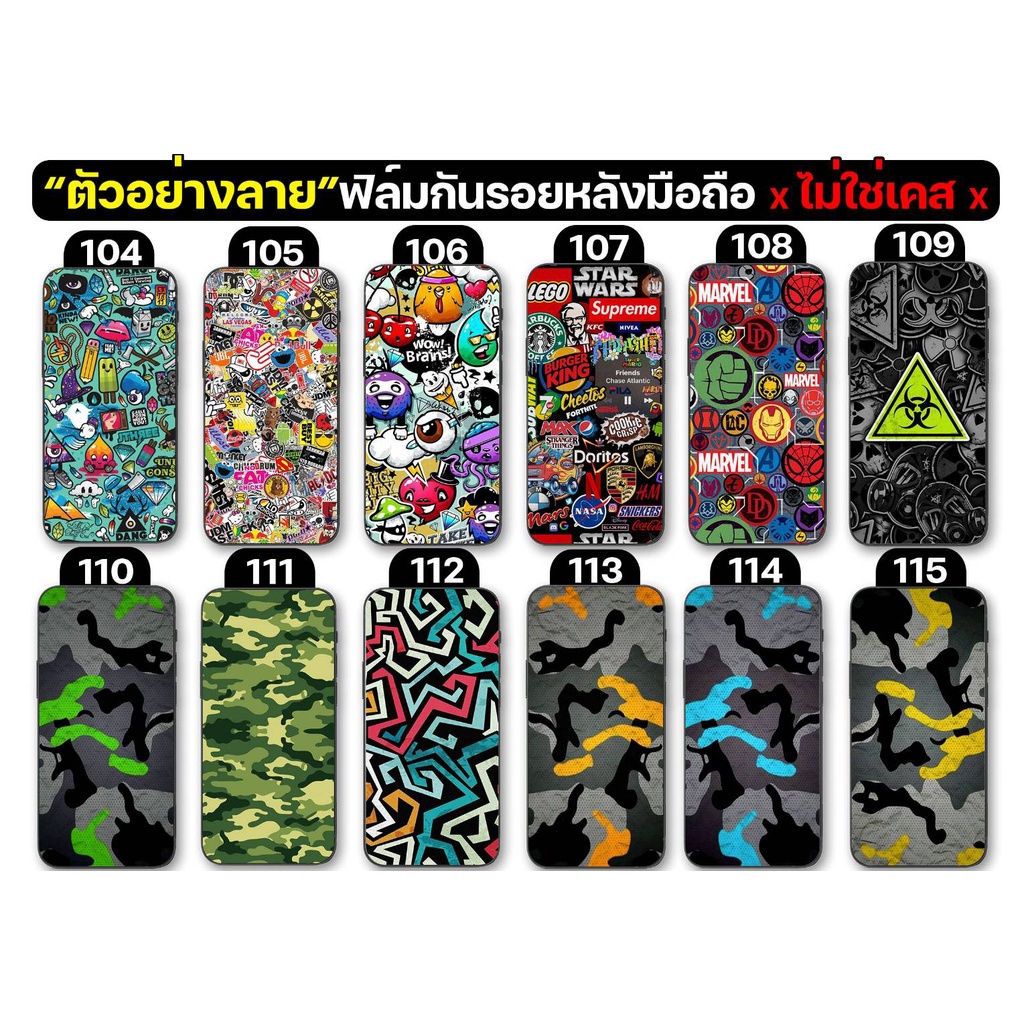 🔥พร้อมส่ง ฟิล์มกันรอยหลัง ฟิล์มหลัง  Samsung M51 M52 M53 M33 5G M32 M23 M22 M12 ฟิล์มsamsung ฟิล์มหล