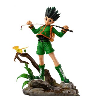 โมเดลฟิกเกอร์ อนิเมะ Hunter x Hunter Gon Freecss ขนาด 28 ซม. ของเล่นสําหรับเด็ก