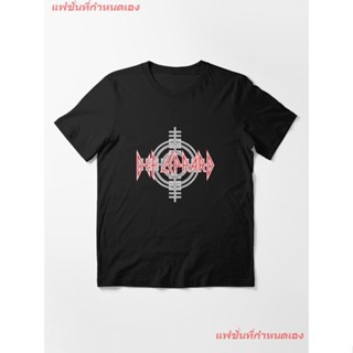 แฟชั่นที่กำหนดเอง Def Logo Def Home And Living Def Def Def Def Def Def Essential T-Shirt เดฟเล็ปเพิร์ด Def Leppard วงร็อ