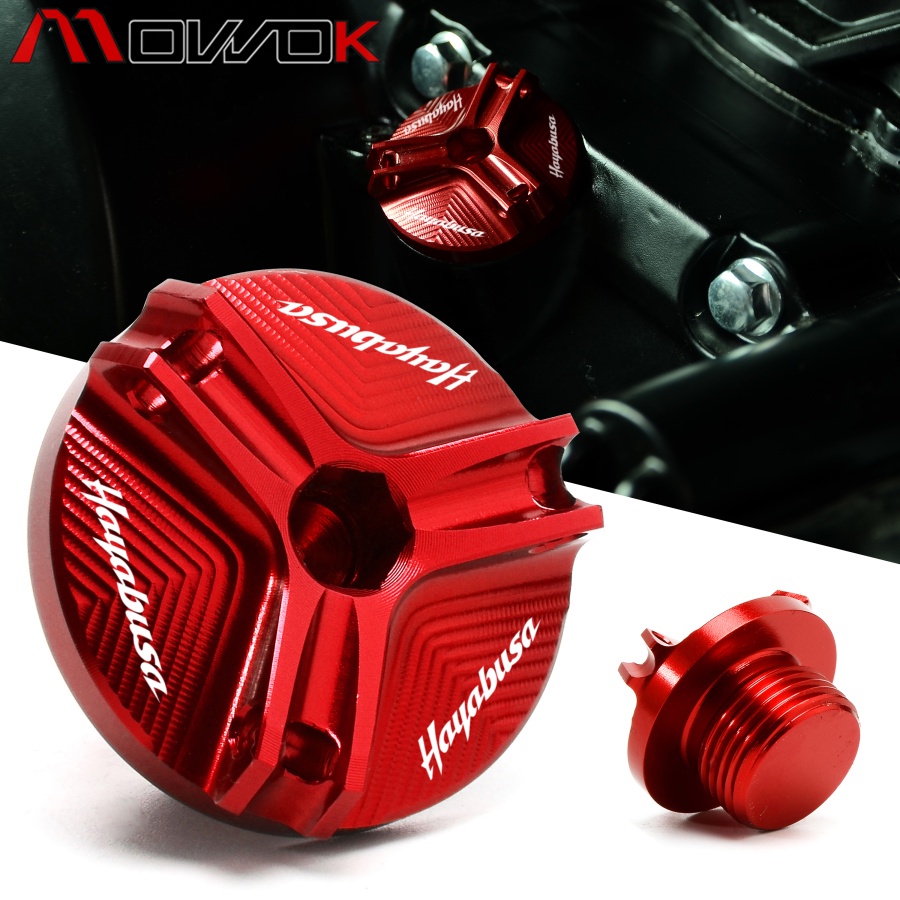 M20*1.5 Motorcycle High qualit CNC Engine Oil Filler plug For SUZUKI HAYABUSA GSX1300R 1999-2017 201