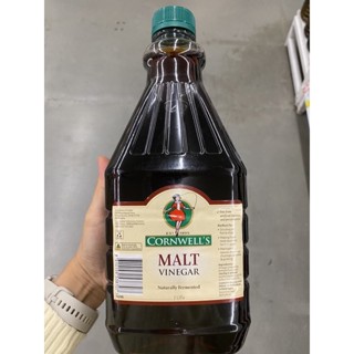 น้ำส้มสายชูหมัก จากมอลต์ ตรา คอร์นแวล 2 L. Cornwells Malt Vinegar ( Cornwells Brand ) คอร์นแวล มอลต์ เวนิก้า