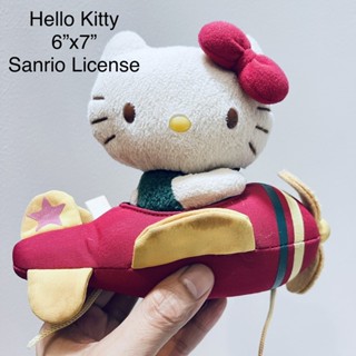 #ตุ๊กตา #hellokitty #hello #kitty on the #plane #sanrio #license #งานสะสม #งานหายาก #ป้ายจาง #เฮลโหลคิตตี้ #ขนาด6”x7”