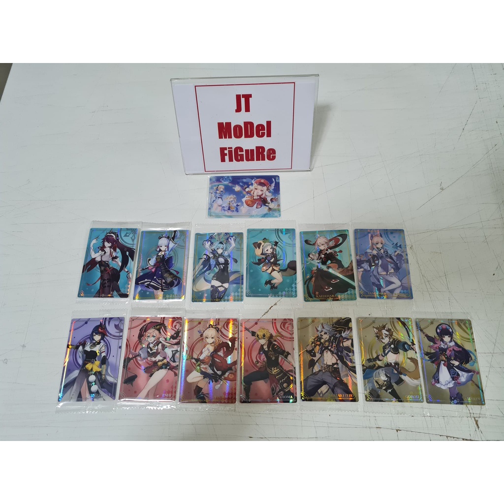 [Bandai] ของแท้ จากญี่ปุ่น Genshin Impact wafer card vol.2 พร้อมส่ง