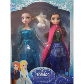 ตุ๊กตาโฟรเซ่น เอลซ่า คริสตอฟ อันนา ดัดข้อแขนขา ได้สูง12นิ้ว doll frozen Elsa Anna princess