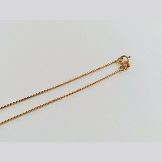 สร้อยคอทองคำแท้ 18K 20นิ้ว 1.2mm 4.1กรัม Serpentine Chain GN750-8