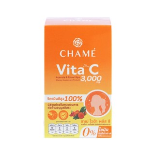 CHAME Vita Plus C 3,000 mg ชาเม่ ไวต้า พลัส ซี วิตามินซีสูง ( 1 กล่อง 10 ซอง )