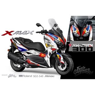 สติ๊กเกอร์แต่งลายรถ YAMAHA X-MAX ลาย RX-MAX300