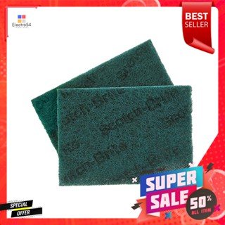 แผ่นใยขัด SCOTCH-BRITE 4x6" แพ็กคู่SCOURER PAD SCOTCH-BRITE 4x6" 2 PCS