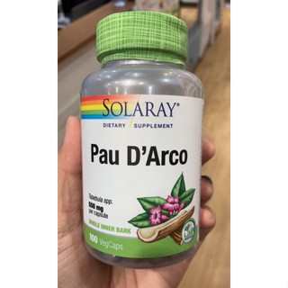 CLEAN *คลีน* Source Naturals Pau DArco Extract เปาดาร์คู (ชมพูระย้าทิพย์) เป็นสมุนไพรต้านมะเร็ง 500 mg 100 เม็ด