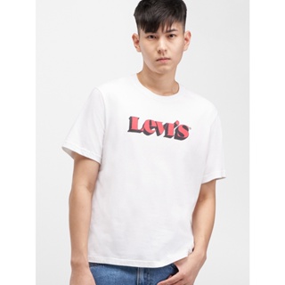 Tee เสื้อยืดสีขาวผู้ชาย Levis&amp;#174; เสื้อยืดแขนสั้นผู้ชาย รุ่น Relaxed Fit Short Sleeve T-Shirt