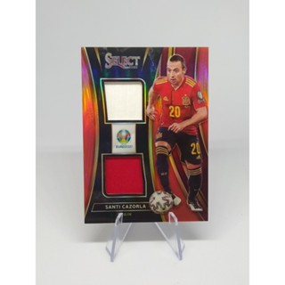 Santi Cazorla Jersey 64/65 Panini Select UEFA Euro 2020 - Dual Patch