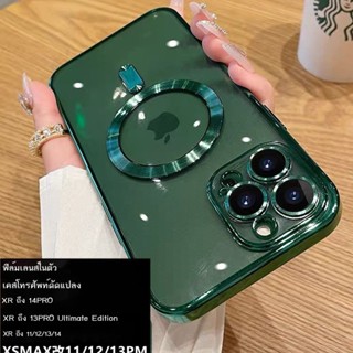 🌿เคสโทรศัพท์ เคสโทรศัพAple  xr change 14pro ultimate version เปลือกโทรศัพท์มือถือแม่เหล็ก xsmax เปลี่ยน 13PM ฟิล์มเลนส์