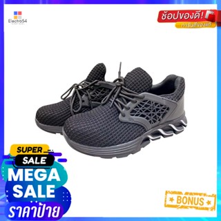 รองเท้านิรภัยผ้า พื้นยาง DEXZON LJ-2064 เบอร์ 40 สีดำSAFETY SHOE WITH RUBBER SOLE DEXZON LJ-2064 NO.40 BLACK