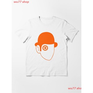 New A Clockwork Orange Sticker T-Shirt เสื้อยืด ดพิมพ์ลาย เสื้อยืดผ้าฝ้าย คอกลม cotton แฟชั่น discount Unisex