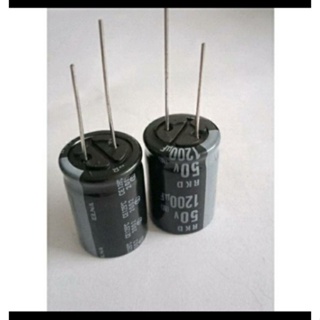 (แพ็ค1ตัว) CAPACITOR 1200UF50V คาปาซิเตอร์ ELNAสีดำ ทนร้อน125C 18x26mm ตัวเก็บประจุ 1200UF 50V Capacitor 1200UF 50V