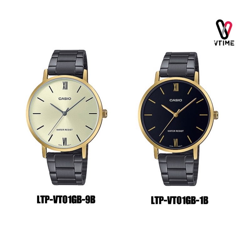นาฬิกาข้อมือผู้หญิง CASIO รุ่น LTP-VT01GB-1B / LTP-VT01GB-9B