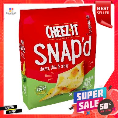 Cheez-it Snap'd Jalapenos 7.5 Oz.
