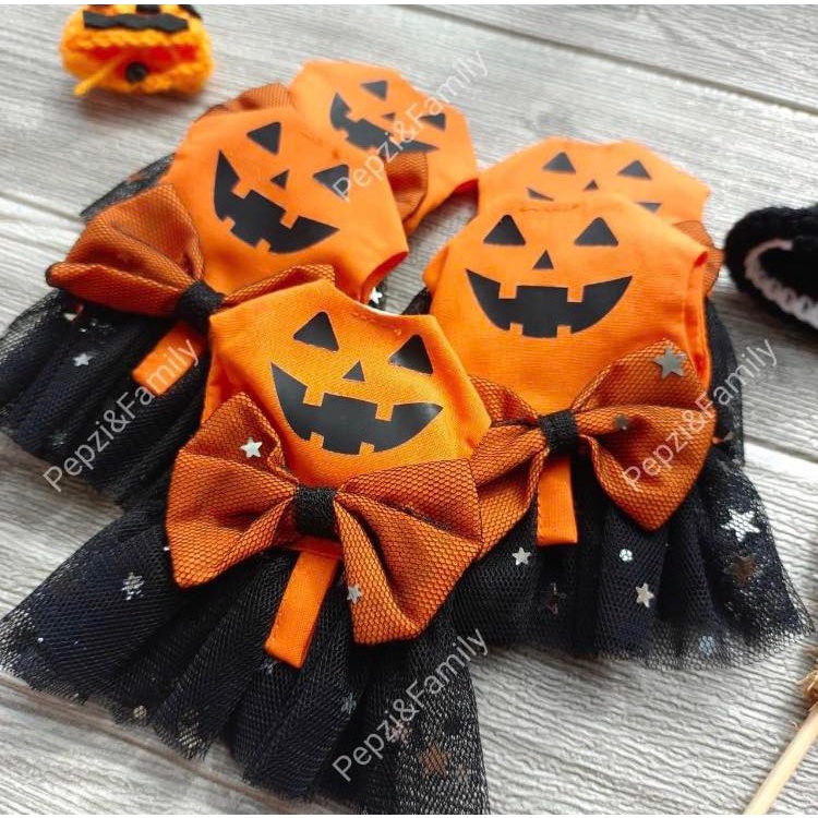 Halloween Clothes & Harness for Pet "ชุด​ฮาโล​วีน" ​สำหรับ​กระรอก​ชูก้า ​แฮมเตอร์ ​แกสบี้ ​แพรี่ด็อก​ กระต่าย ​ลิง
