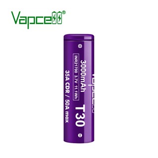 ถ่านชาร์จ Vapcell T30 21700 3.7V 3000 mAh ของแท้