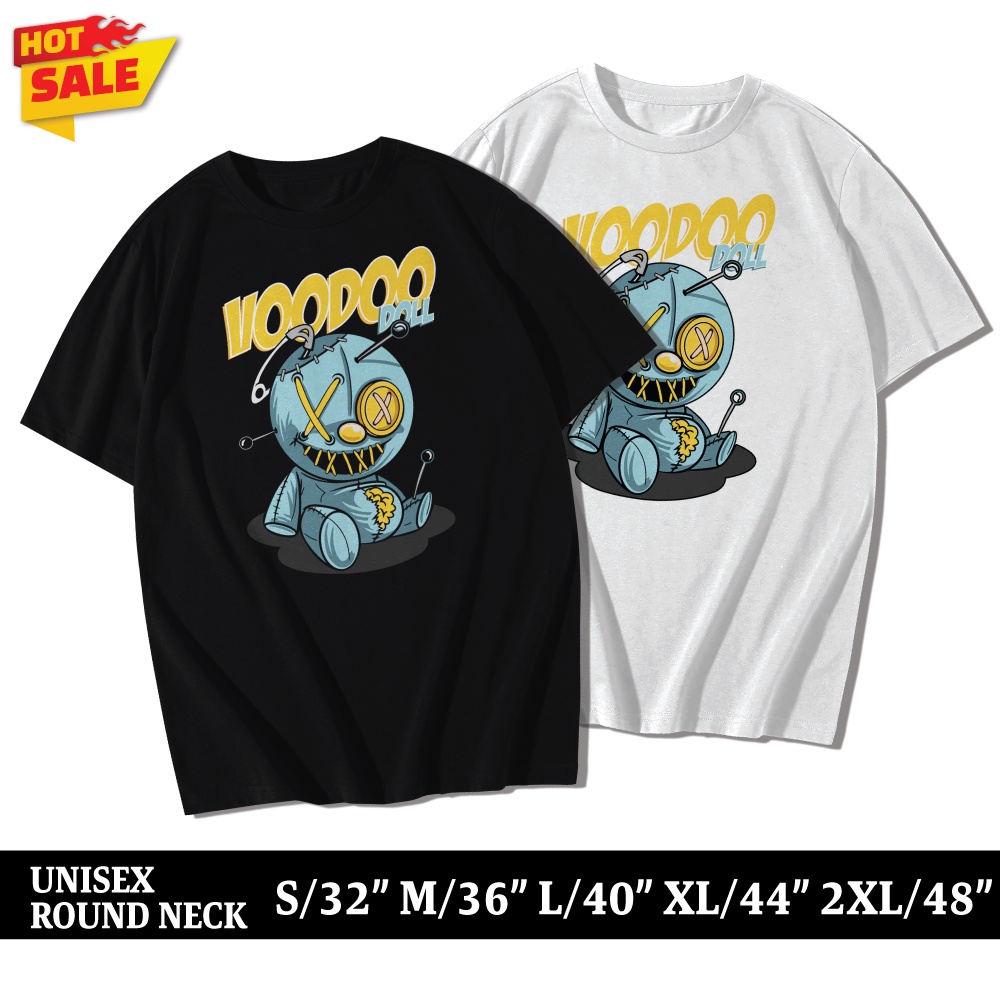 LOWRIDER เสื้อยืดคอตต้อนแท้ ไม่หด ไม่ย้วย ลายสกรีน VooDoo Doll (แขนสั้น)