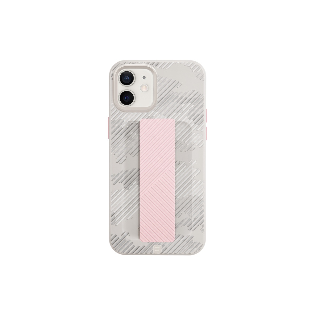 Custodia UNIQ HELDRO Per IPhone 12/12 Pro Con Cinturino E Cordino, Antishock 3m, Proprietà Antimicrobiche, Colore Girete