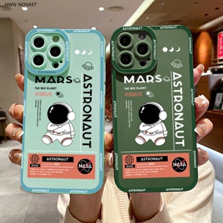 Huawei Nova 5T 7 7I เคสหัวเว่ย สำหรับ Case Cartoon Astronaut เคส เคสโทรศัพท์ เคสมือถือ Full Cover Thicken Lens Shock-Absorbing Back TPU Cases