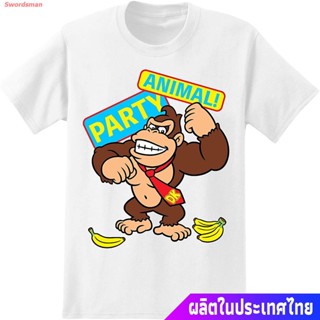 เสื้อยืดผู้ชายและผู้หญิง Nintendo Mens Video Game Shirt - Mario, Luigi, Zelda, Kirby, And Donkey Kong Vintage Tee Sports