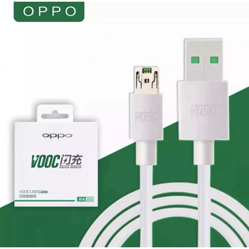 สายชาร์จออปโป้ OPPO VOOC Micro USB ชาร์จเร็ว⚡️ของแท้ รองรับ fastcharge VOOC รับประกัน 1ปี