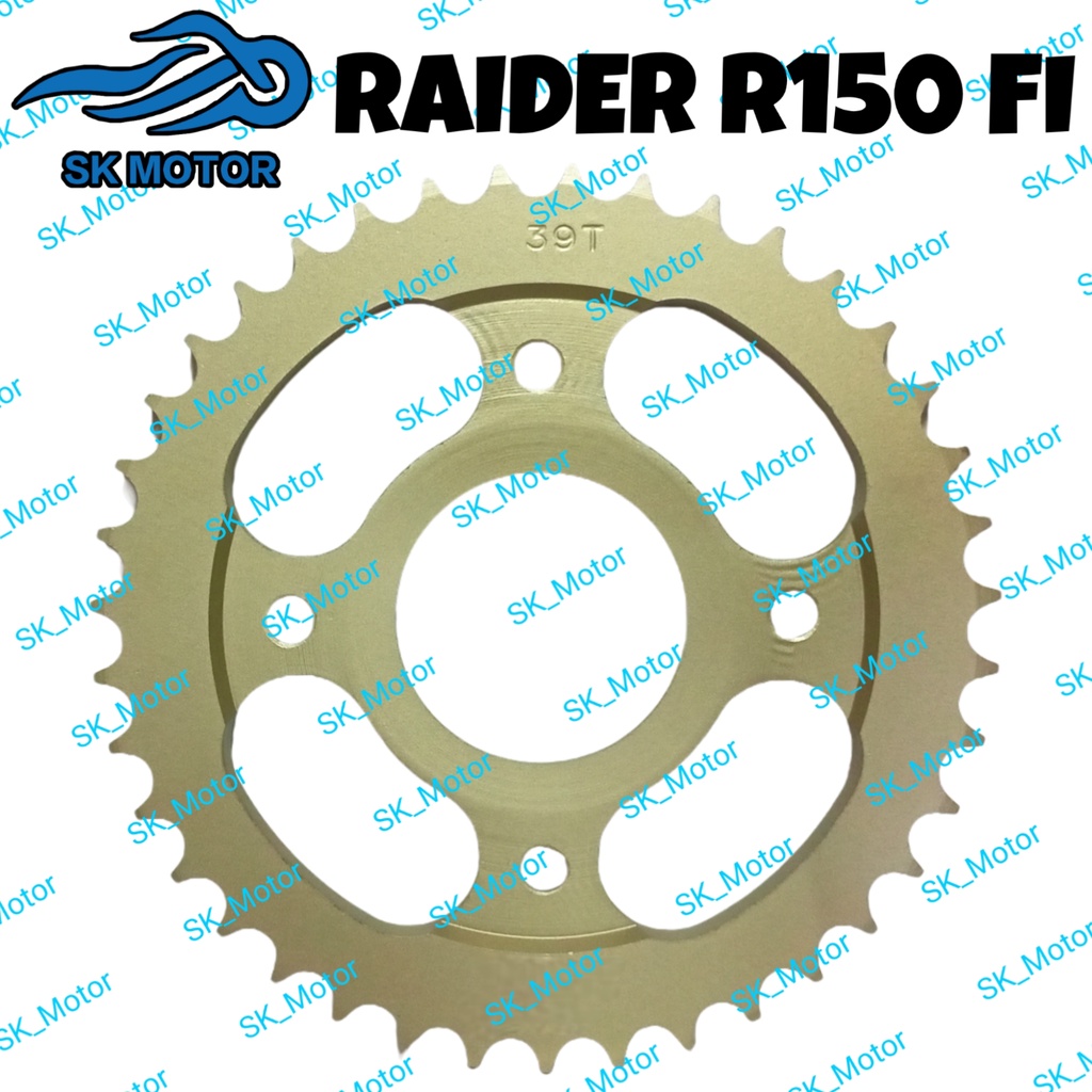 (428) 36T~43T Suzuki RAIDER FI R 150 / SHOGUN AXELO / SMASH V 115 FI สเตอร์หลัง Spoket Belakang