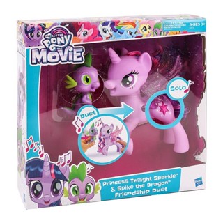 ตุ๊กตาฟิกเกอร์ Hasbro My Little Pony Pony Music Chorus สีม่วง ของเล่นสําหรับเด็ก