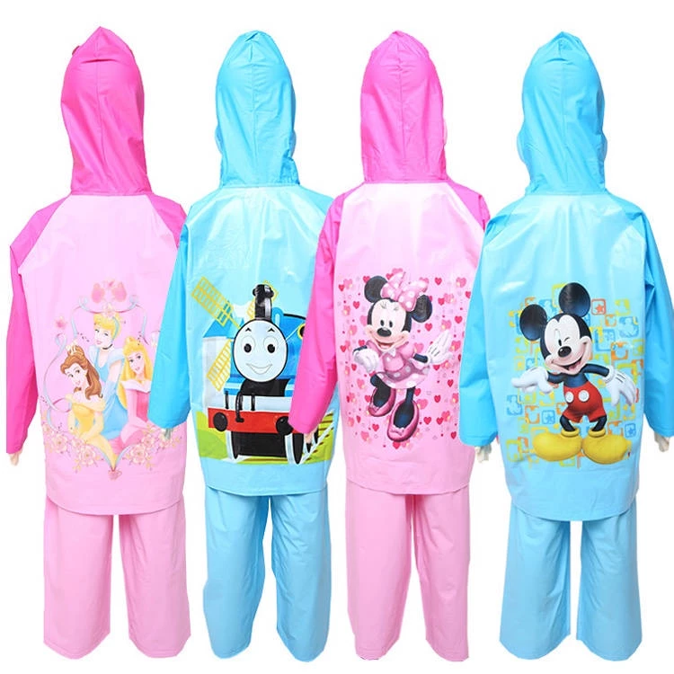 เสื้อกันฝนเด็ก พร้อมกางเกง ชุดกันฝนเด็กไปโรงเรียน thumbnail 6