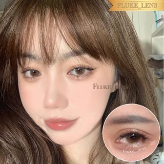 LM (Brown) *มีค่าสายตา* ใส่สวยตาฉ่ำวาว ❄️ Lightly Modern ❄️(มินิ) Luxzylens คอนแทคเลนส์ นำเข้าจากเกาหลี เลนส์บางสบายตา