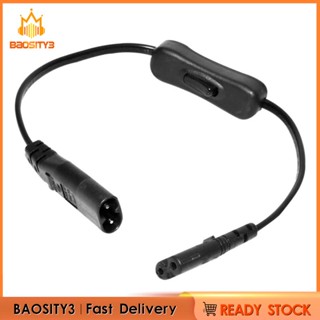 [Baosity3] Iec 320 C8 Male to C7 Female สวิตช์ปิดสายไฟ สําหรับคอมพิวเตอร์