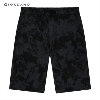 GIORDANO กางเกงขาสั้นผู้ชาย - Mens Elastic Waist Bermuda Shorts 01101205