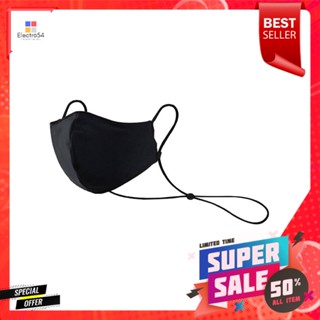 หน้ากากผ้า DEXZON คล้องคอ PM 2.5 สีดำREUSABLE FACE MASK WITH NECK STRAP PM 2.5 DEXZON BLACK