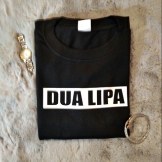 เสื้อสาวอวบ เสื้อยืดสีขาวผู้ชาย DUA LIPA เสื้อยืดยูนิเซ็กซ์ l7t เสื้อยืดชาย Tee เสื้อครอปสายฝอ