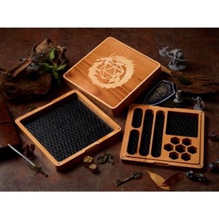 DND Dice Box (Product does not include dice) | Dice Vault | Black Scale | Dungeons and Dragons Dice | DnD Dice Set | DnD