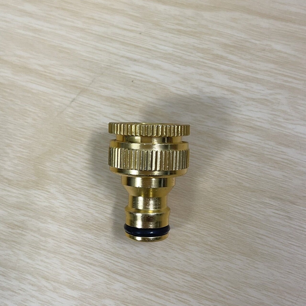 ข้อต่อก็อกน้ำสนาม4หุน แบบไม่มีเกลียวหมุน ต่อเข้ากับสายยางธรรมดา และสายยางยืดหด - รูปที่ 2