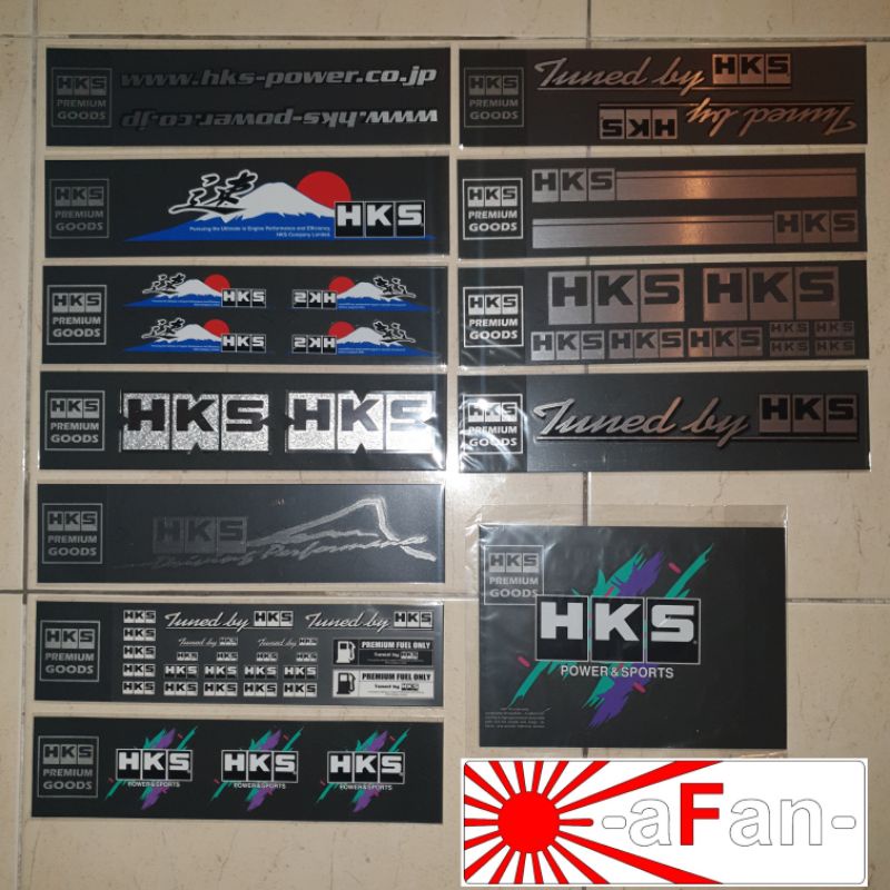 HKS PREMIUM STICKER JAPAN