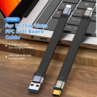 สายชาร์จ USB C 20W PD 13 ซม. ชาร์จเร็ว Typc-C USB C To IOS สําหรับ iP 12 Pro Max Mini Wire