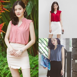 Tiny Skirt กระโปรงทรงเอ ผ่าหน้า 2 ข้าง ทรงสวยสุดๆ มี 3 สี