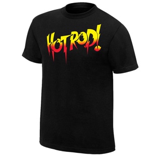 เสื้อยืดชาย เสื้อทหาร เสื้อยืด DIY WWE 2022 ใหม่ Roddy Piper ก้านร้อนสีดําย้อนยุค _{- เสือยืดผู้ชาย