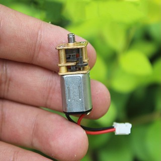 มอเตอร์เกียร์โลหะ Dc3v-6v 8-16RPM Mini N20 DIY อุปกรณ์เสริมของเล่น