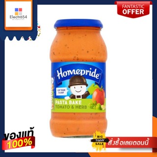 Homepride Pasta Bake Tomato &amp; Herb 485g  โฮมไพรด์ พาสต้าอบ รสมะเขือเทศและสมุนไพร 485 กรัม