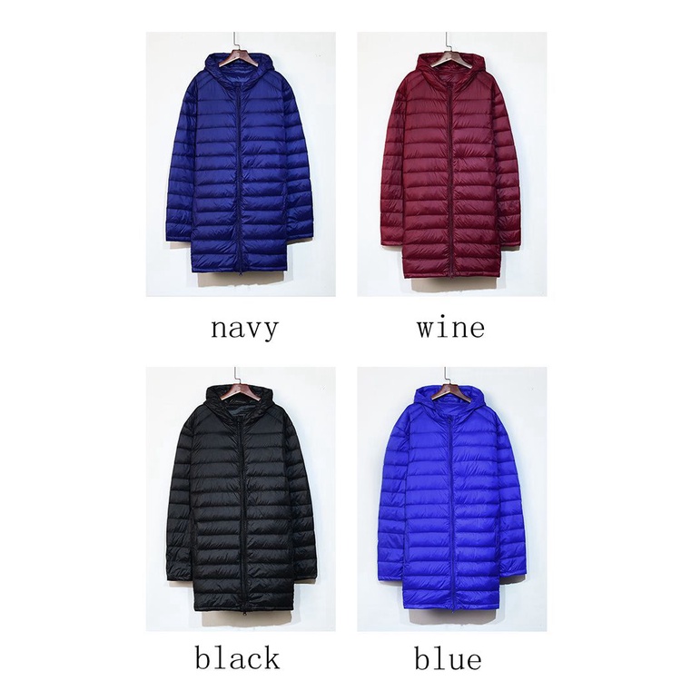 การเลือกคุณภาพอย่างเข้มงวดNewBang Plus 8XL Winter Long Duck Down Jacket Men Feather Parka Man Ultra Light Down Jacket Me #4