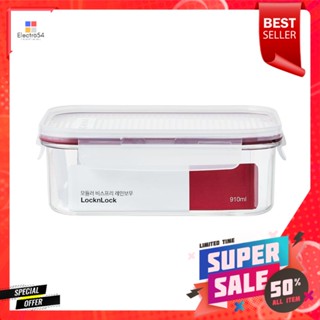 กล่องอาหาร LOCKnLOCK BISFREE 0.91 ลิตร สีแดงFOOD CONTAINER LOCKNLOCK BISFREE 0.91L RED