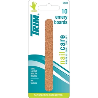 TRIM ตะไบเล็บกระดาษทราย สำหรับเล็บมือ-เท้า USA (12-25B) 10 ชิ้น ของแท้แบรนด์อเมริกา