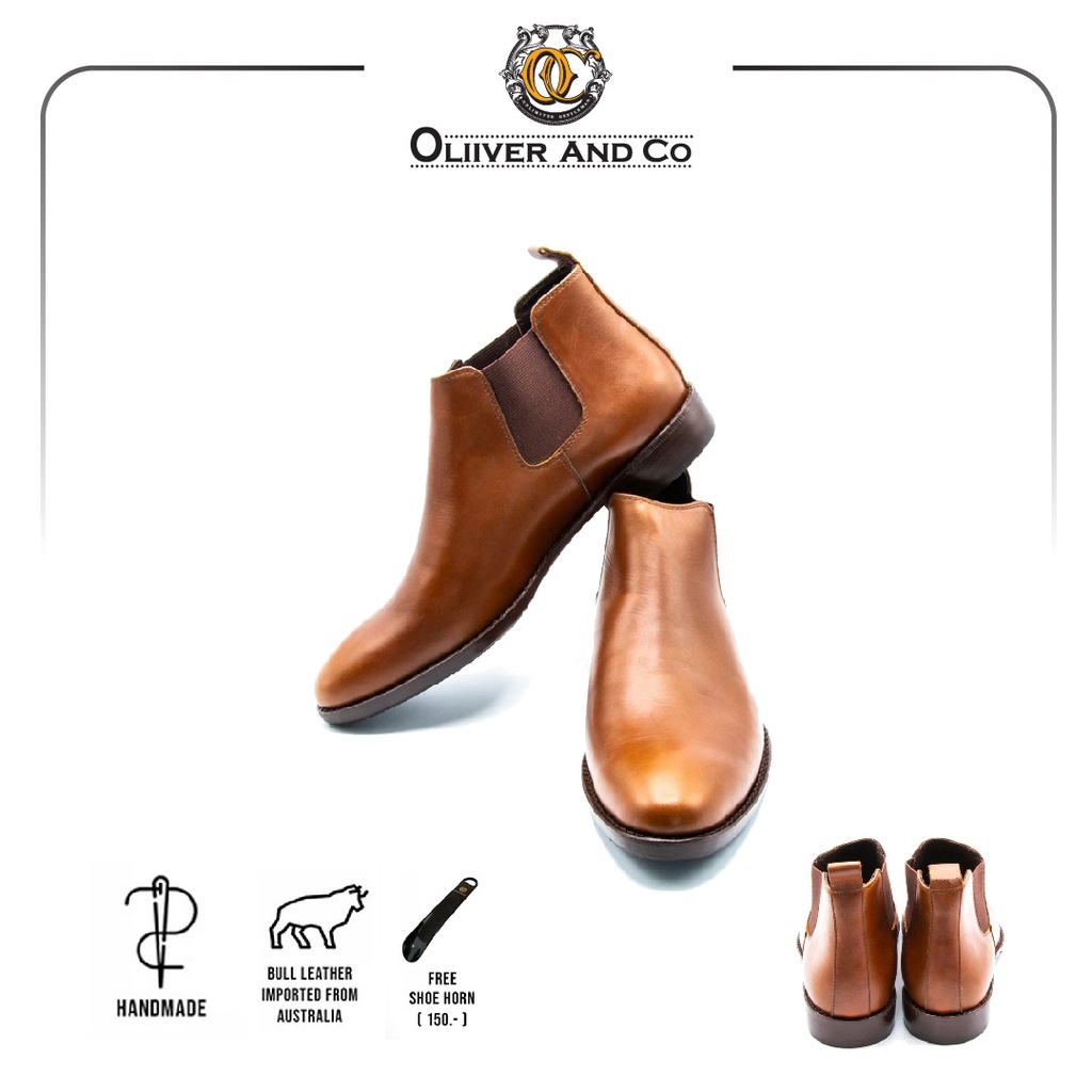Oliver & Co. OC 025 - Chelsea Boot (Tan)