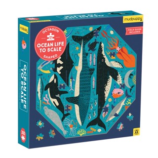 Octagon Shaped Puzzle  จิ๊กซอว์รูปทรง 8 เหลี่ยม  ลาย Ocean Life